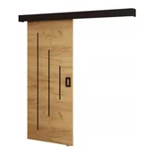 Drzwi wewnętrzne - Drzwi przesuwne wewnętrzne naścienne, drzwi loft do zabudowy, system przesuwny Beni wzór Y - miniaturka - grafika 1
