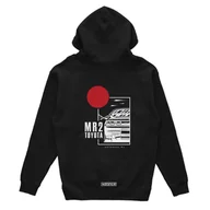 Odzież do sportów motorowych - Czarna bluza z kapturem TOYOTA MR2-XL - miniaturka - grafika 1