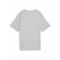 Koszulki sportowe damskie - Damska luźna koszulka Essentials z logo No.1 PUMA Light Gray Heather - miniaturka - grafika 1