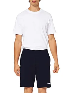 hummel hummel damskie spodenki bermudy bawełniane Hmlgo damskie - bermudy szorty dla kobiet bermudy Marine M 203532 - Spodenki damskie - miniaturka - grafika 1