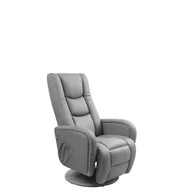 Fotele - Rozkładany Fotel Wypoczynkowy Pulsar Popielaty Halmar - miniaturka - grafika 1