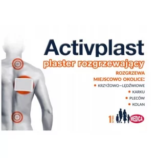 Activplast Activplast Termo plaster rozgrzewajacy 1 szt - Apteczki i materiały opatrunkowe Activplast Activplast Termo plaster rozgrzewajacy 1 szt - Apteczki i materiały opatrunkowe - miniaturka - grafika 1