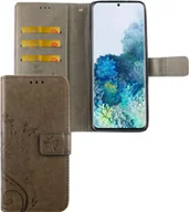 Etui i futerały do telefonów - Samsung Galaxy S20 Plus etui na telefon komórkowy etui ochronne etui z klapką etui na kartę szare - miniaturka - grafika 1