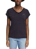 Koszulki i topy damskie - ESPRIT Collection T-shirt damski, 400/granatowy., XS - miniaturka - grafika 1