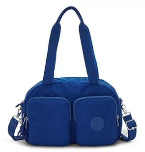 Kipling Cool Defea Średnia Torba na Ramię, z Odpinanym Paskiem na Ramię, 33 x 22 x 12.5, Deep Sky Blue, Niebieski - Torebki damskie - miniaturka - grafika 1
