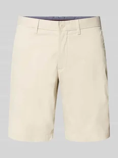 Szorty chinosy o kroju slim fit z mieszanki bawełny i elastanu - Spodenki męskie - miniaturka - grafika 1