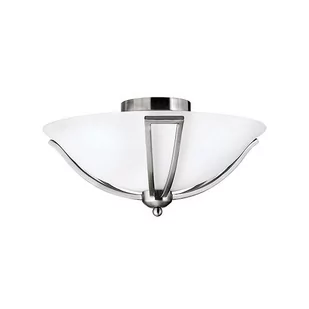 Elstead Lighting Lampa sufitowa BOLLA ze szczotkowanego niklu - Lampy sufitowe - miniaturka - grafika 1