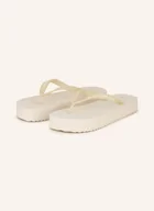 Klapki i japonki damskie - Calvin Klein Japonki beige - miniaturka - grafika 1