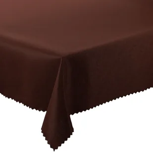 Obrus Plamoodporny I Deszczyk Brązowy-160x260 cm - Obrusy i serwetki - miniaturka - grafika 1