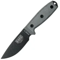 Noże - ESEE ESEE-3, Gładkie Ostrze, Zmodyfikowany Trzpień ESEE-3PM-MB-B - miniaturka - grafika 1