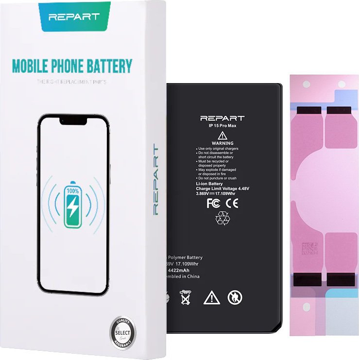 Bateria TRADEBIT REPART kompatybilna z Apple iPhone 15 Pro Max - Li-Ion - 4422 mAh