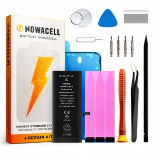 Bateria do iPhone 7 Plus Większa Pojemność 3410 mAh Zestaw NOWACELL - Baterie do telefonów Bateria do iPhone 7 Plus Większa Pojemność 3410 mAh Zestaw NOWACELL - Baterie do telefonów - miniaturka - grafika 1