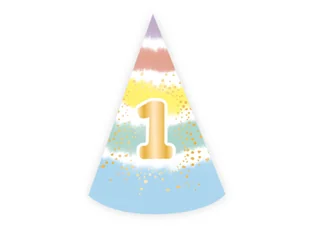 Czapeczka na roczek - 1 szt. - Urodziny dziecka - miniaturka - grafika 1