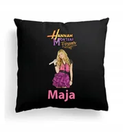 Poduszki dekoracyjne - Foto Poduszka Czarna Hannah Montana Miley Cyrus - miniaturka - grafika 1