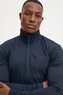 Bluzy męskie - Helly Hansen bluza sportowa Versalite Fleece kolor granatowy gładka 49550 - miniaturka - grafika 1