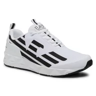 Sneakersy damskie - Emporio Armani Sneakersy EA7 X8X033 XCC52 D611 White/Black - miniaturka - grafika 1
