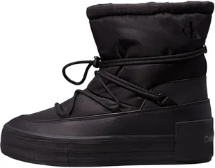 Calvin Klein Jeans Damskie trampki Vulc Flatform Snow Boot WN YW0YW01591, czarne (potrójne czarne), 40 EU, Czarny potrójny czarny, 40.5 EU - Trampki damskie - miniaturka - grafika 1