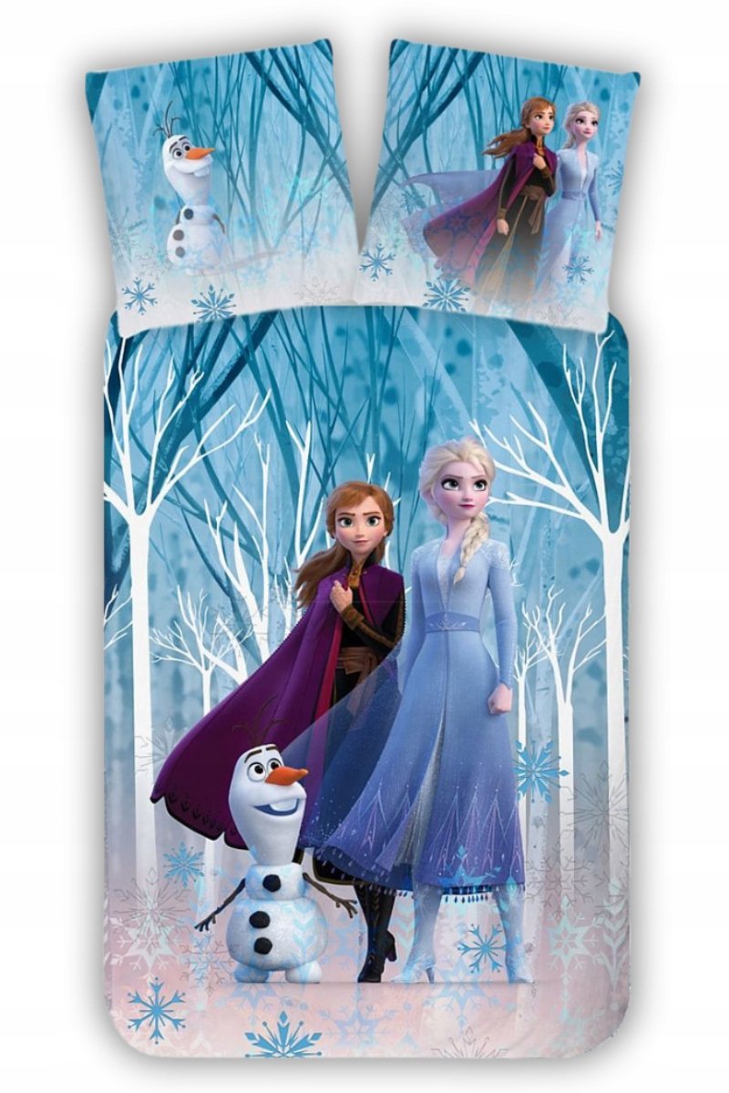 Pościel Dziecięca 160x200 Kraina Lodu Anna Elsa Olaf Frozen 67