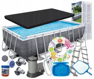 Basen ogrodowy, stelażowy, Bestway, 12w1, 549x274x122 cm (set) - Baseny ogrodowe - miniaturka - grafika 1