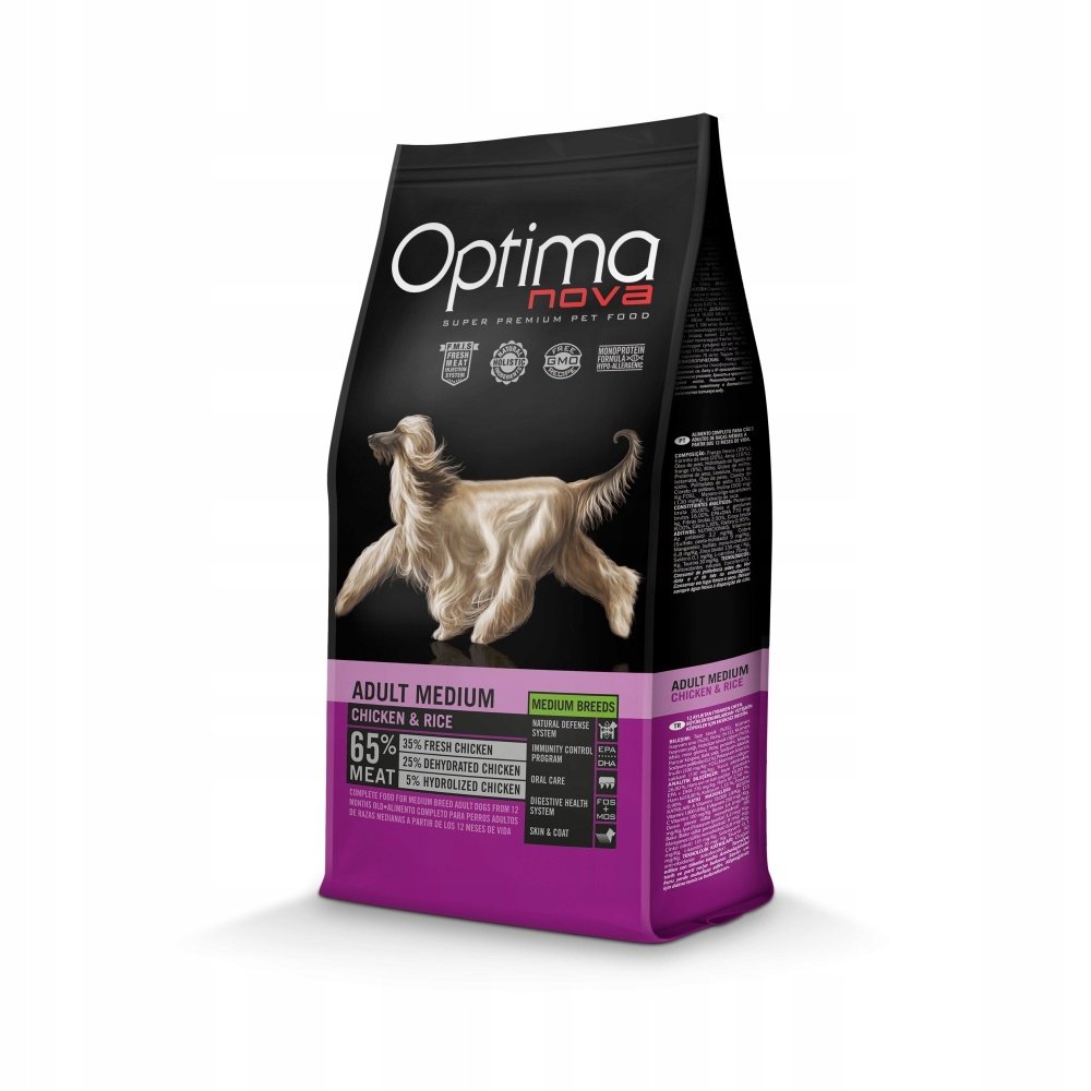 Optimanova Optima Medium Adult Chicken&Rice 12 kg