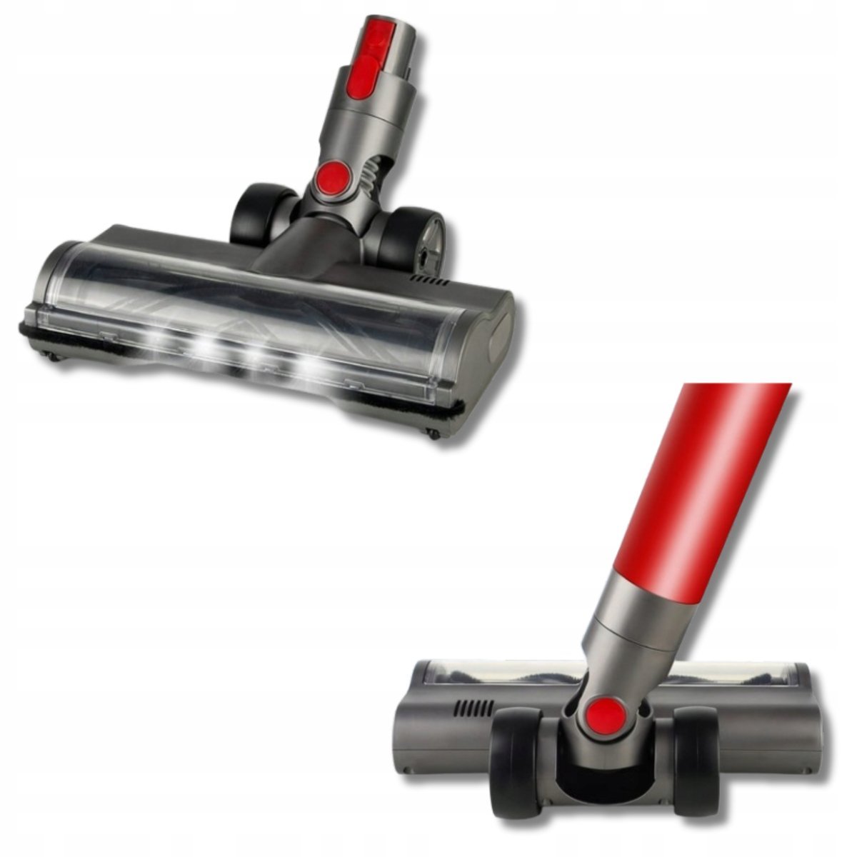 Szczotka Do Odkurzacza LED Obrotowa Pasuje Do V7 / V8 / V10 / V11 / V15