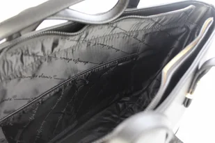 Torebka Skóra Włoska Z Kosmetyczką Oraz Portfelem 3w1 JENNIFER JONES Elegancki Stylowy Kuferek 3140 CZARNY - Torebki damskie Torebka Skóra Włoska Z Kosmetyczką Oraz Portfelem 3w1 JENNIFER JONES Elegancki Stylowy Kuferek 3140 CZARNY - Torebki damskie - miniaturka - grafika 10