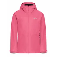 Kurtki damskie - Damska kurtka ocieplana 3w1 Jack Wolfskin WILD PLACES 3IN1 JKT W bubblegum - XS - miniaturka - grafika 1