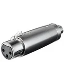 Złącza, przejściówki, adaptery - Wentronic XLR adapter 3-biegunowy XLR Kupplung auf Cinch Kupplung, 1 szt. 27457-GB - miniaturka - grafika 1