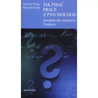 Historia Polski - Jak pisać prace z psychologii - Edward Nęcka, Ryszard Stocki - miniaturka - grafika 1