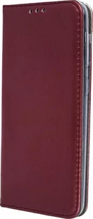Smart Pokrowiec Smart Magnetic do Samsung A12 burgundowy - Etui i futerały do telefonów - miniaturka - grafika 1