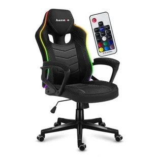 Fotel HUZARO Force 2.5 RGB Czarny - Fotele gamingowe - miniaturka - grafika 1