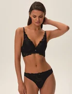 Biustonosze - Biustonosze push-up Lollipop - czarny 70C - miniaturka - grafika 1