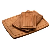 Deski do krojenia - Zestaw bambusowych desek do krojenia, 3 sztuki w różnych rozmiarach - miniaturka - grafika 1