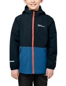 Kurtki i płaszcze dla chłopców - Jack Wolfskin SNOWY DAYS JACKET K, Kurtka outdoorowa Uniseks - dzieci, crisp cobalt, 104 - miniaturka - grafika 1