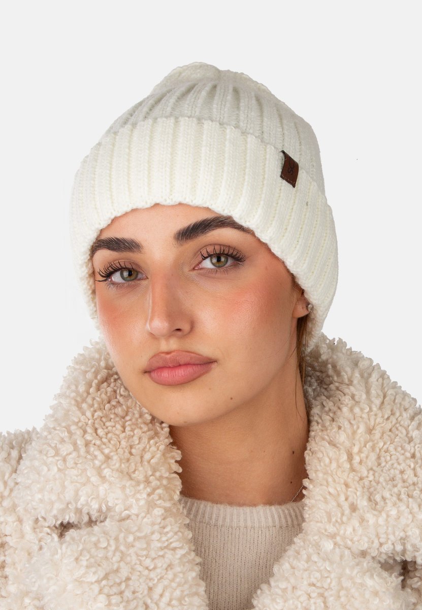 Elegancka modna czapka damska zimowa marki SCJ produkt polski 25504 -08