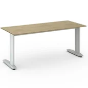 Stoły i stoliki do biura - B2B Partner Biurko Flexible 1800 x 800 mm, dąb naturalny 468263 - miniaturka - grafika 1