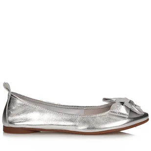 Srebrne baleriny z kokardką Toscanio PZ 2011 - 40 - Baleriny - miniaturka - grafika 1