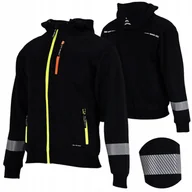 Odzież robocza - BLUZA ROBOCZA męska DRESOWA kurtka OCHRONNA BHP ODBLASKOWA OSTRZEGAWCZA - miniaturka - grafika 1