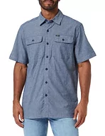 Koszule męskie - Lee Męska koszula robocza, Washed Blue, rozmiar S, niebieski, S - miniaturka - grafika 1