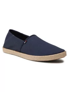 Espadryle męskie - Tommy Jeans Espadryle Essential Espadrille EM0EM00677 Granatowy - grafika 1