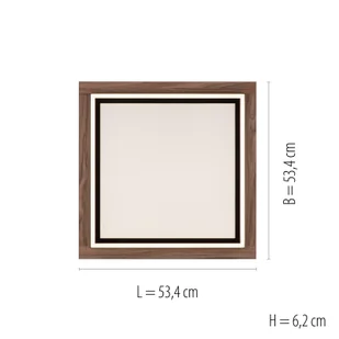Paul Neuhaus Palma lampa sufitowa LED CCT kwadrat - Lampy sufitowe - miniaturka - grafika 5