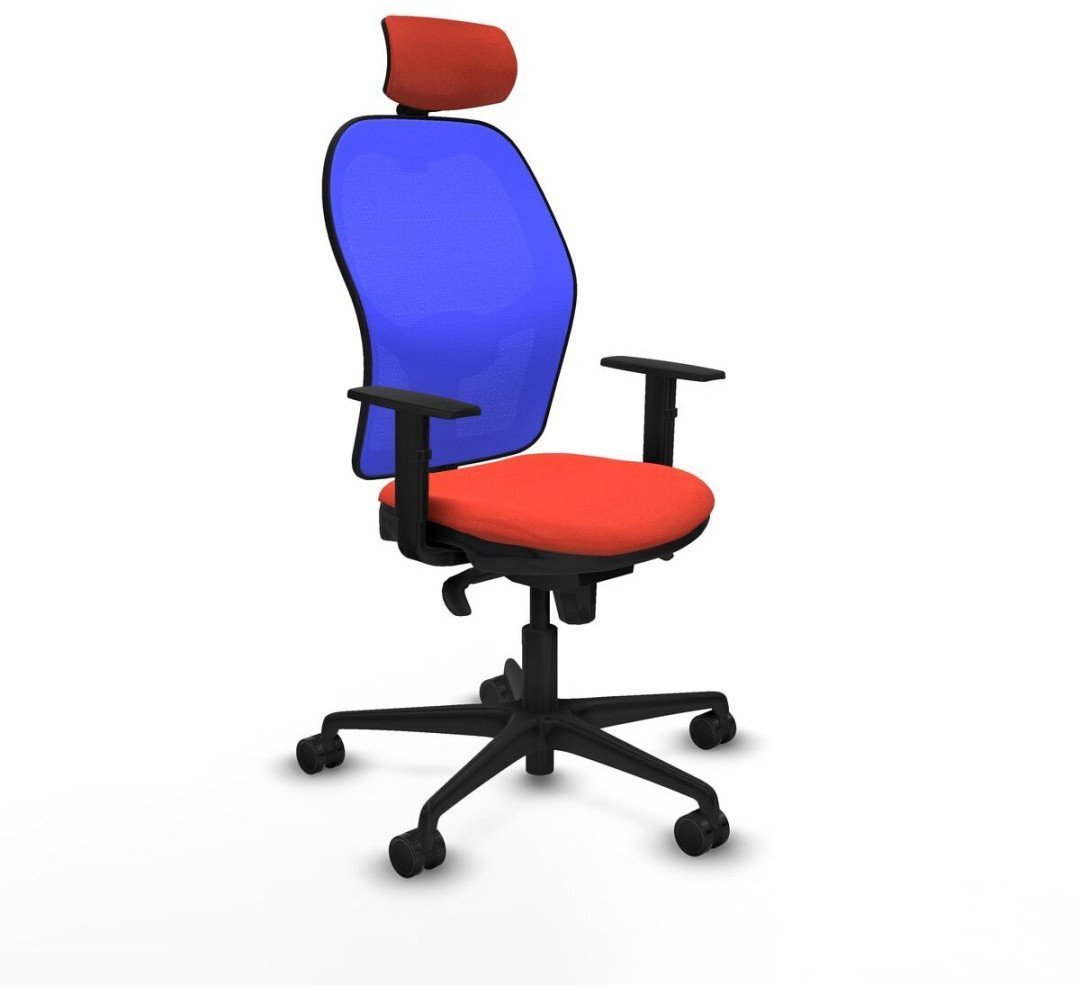 Krzesło Biurowe z Zagłówkiem Piqueras y Crespo 1D036N2 Ciemnopomarańczowy