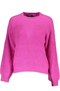 Damski ciepły sweter z długim rękawem DESIGUAL - Portfele - miniaturka - grafika 1
