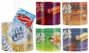 Sprężyna 8 cm Safari mix MEGA CREATIVE 523396 - Zabawy w naśladowanie dorosłych - miniaturka - grafika 1