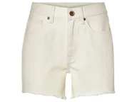 Spodenki damskie - esmara® Szorty jeansowe damskie z bawełny (Biały, 44) - miniaturka - grafika 1