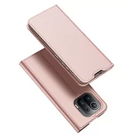 Etui i futerały do telefonów - Dux Ducis Skin Pro kabura etui pokrowiec z klapką Xiaomi Mi 11 Pro różowy - miniaturka - grafika 1