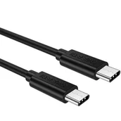 Kable USB - Choetech Kabel Usb C - Usb C 1M Czarny 5V 3A Pvc - miniaturka - grafika 1