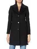 Płaszcze damskie - SELECTED FEMME BLACK Slfnew Sasja Wool Coat B Płaszcz damski, Czarny, 34 - miniaturka - grafika 1