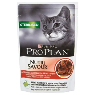 Purina Pro Plan Cat Sterilised wołowina saszetka 85g / 7613034848680 - Mokra karma dla kotów - miniaturka - grafika 2