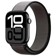Akcesoria do smartwatchy - Pasek CRONG Nylon do Apple Watch (44/45/46/49mm) Szaro-Grafitowy - miniaturka - grafika 1